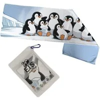 speecheese Sporthandtuch Pinguin Freunde Eishandtuch