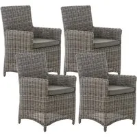 CLP Gartenstuhl Fontana (4er Set)