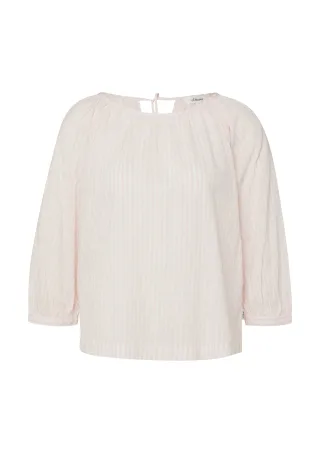 s.Oliver - Bluse pink/creme - Gr. - 46