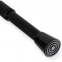 Bestlivings Spannstange ohne Bohren, Ø 13 mm, 1-läufig, ausdrehbar, klemmen, geklemmt, Metall, Ø10/13mm, Material Stange: Metall, Endstück: Kunststoff (Antirutsch)