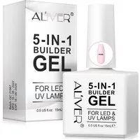 ALIVER Gel-Nagellack Nagelaufbau 5-in-1 Stärkendes Builder Nail Gel in 3 Farben