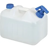 relaxdays Wassertank Wasserkanister mit Hahn, 10 Liter