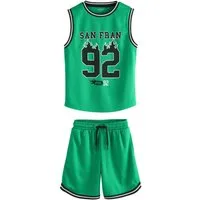 Next Top & Shorts Basketball-Tanktop und Shorts im Set (2-tlg)