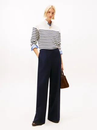 PUNTO WIDE LEG PANT dark night navy - Gr. - 36