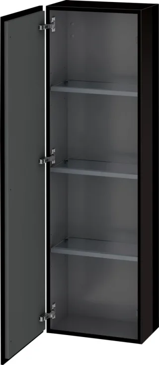 Duravit L-Cube Halbhochschrank Schwarz Hochglanz 400x243x1320 mm - LC1168L4040 LC1168L4040