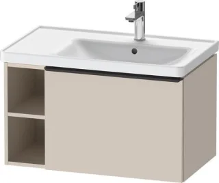 Duravit D-Neo Waschtischunterbau wandhängend Taupe Matt 784x452x440 mm - DE42570BD910000 DE42570BD910000