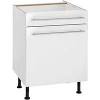 OPTIFIT Unterschrank Bern 60 cm breit, mit Tür und Schubkasten, mit höhenverstellbaren Füßen