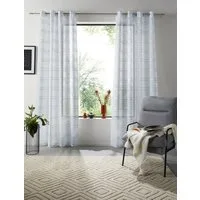 OTTO home Gardine Sirii (1 St), Ösen, halbtransparent, Polyester, Halbtransparent, angenehme Haptik, mit Streifen, modern