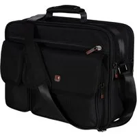 EAAKIE Umhängetasche Arbeitstasche Umhängetasche Flugbegleiter Herrentasche Schwarz XXL