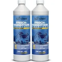 bio-chem Frischwassertank Reiniger 1 L - Tankreiniger für Wohnmobil & Caravan Campingtoilettenreiniger (Frischwassertank-Reiniger 2x 1 L)