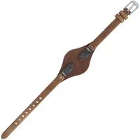Fossil Uhrenarmband 8mm Leder Braun ES-3060 LB-ES3060