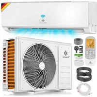 KESSER Split-Klimagerät Klimaanlage Set Split - mit WiFi/App Funktion Klimagerät 9000 BTU/h, Kühlen A++/ Heizen A+ - 2.600 Watt Kältemittel R32