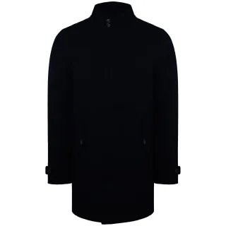 Ben Sherman Schlichter Herren Dunkelblauer Langmantel