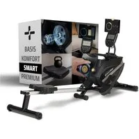 SportPlus Rudergerät SP-MR-1200-B-iE, App Kompatibilität, klappbar, Magnetbremssystem, 8 Widerstandsstufen