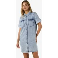Noisy may Jeanskleid NMNEW SIGNE S/S DENIM DRESS VI003LB NOOS