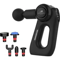 Lalano`S Cosmetics Massagepistole Ergo MassageGun, 6 Massageaufsätze, davon 2 für eine Heiss/Kaltmassage, 5 Intensitätslevel, für alle Muskelpartien, Gesichtsmassagegerät, Tiefengewebe-Muskelmassagegerät