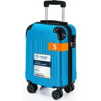 YONSLY Hartschalen-Trolley Hartschalen-Reisekoffer Trolley Rollkoffer in S/M/L/XL Größen, 4 Rollen, mit 360°-Lenkrollen, Zahlenschloss und mehrstufigem Teleskopgriff