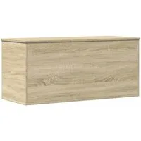 vidaXL Aufbewahrungsbox Truhe Sonoma-Eiche 100x42x46 cm Holzwerkstoff (1 St)