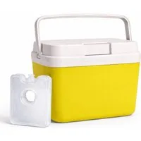 TK Gruppe Kühlbox Premium Kühlbox 15L mit Kühlakku & Kühlelement – Kühltasche Camping