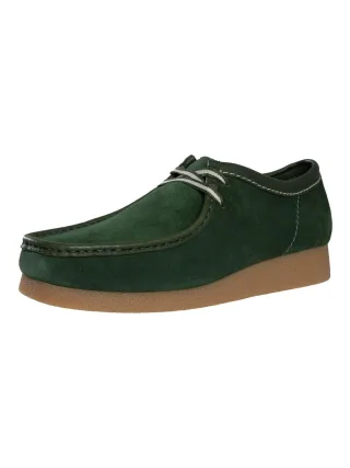 Clarks Wallabee Evo Wildlederschuhe, Grün
