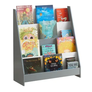 SoBuy Kinderregal, Grau, Holzwerkstoff, 80x88x32 cm, Kinder- & Jugendzimmer, Kindermöbel, Kinderregale