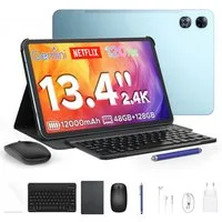 Aorlym AP13 Tablet 13 Zoll – 2.4K 120Hz Display, Android 16, 128GB ROM Tablet (13.4", 128 GB, Android 16, WiFi, 12000mAh Akku, T7280 Octa-Core, Face ID, Tastatur & Stylus)