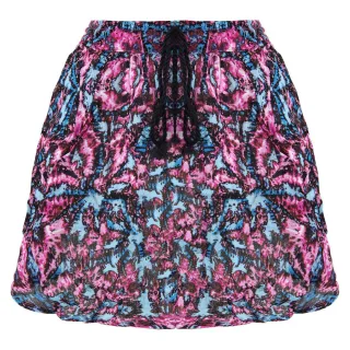 Vans der Wand Stretch Taillenböden gedruckte Damenshorts V095fxg