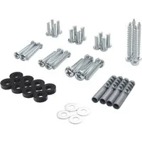 RICOO Halterungszubehör Schrauben-Set für TV Wandhalterung mit Schrauben & Wanddübel SPZ0400, (1-tlg., Schrauben M8, M6, M5 & Wanddübel S8 für Massivbeton, Für TV Lautsprecher oder Monitor Wandmontage Wandhalter Fernseher)