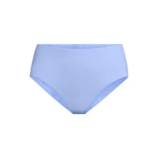 Bikinihose, Mid Waist für Damen in Plus-Größe, Damen, size: plus, Blau, Elasthan/Nylon-Mischung, by Lands' End
