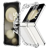 MSM Handyhülle Hülle für Samsung Galaxy Z Flip 5 5G Silikon Schutz TPU Tasche Klar