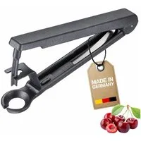 WESTMARK Entkerner für Kirschen, Aluminium, Kernex, Black Edition, Kirschentkerner/-entst, Aluminium, Made in Germany, spülmaschinengeeignet, lebensmittelecht