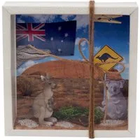 ZauberDeko Geschenkbox Geldgeschenk Australien Känguru Urlaub Reise Work & Travel Backpacking