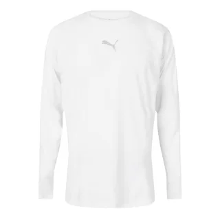 Puma - "Liga" T-Shirt für Herren, Langärmlig (Weiß)
