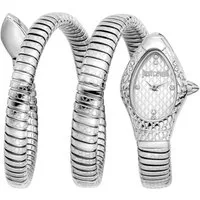 Just Cavalli Time Quarzuhr Aurelia JC1L374M0015, Armbanduhr, Damenuhr, Edelstahlarmband, analog, Kristallsteine