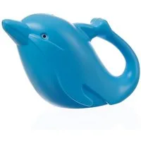 HOLLYHOPPER Gießkanne Delfin FLIPPER Kinder Blumen Garten Gießkanne Sandkasten 0,8l blau
