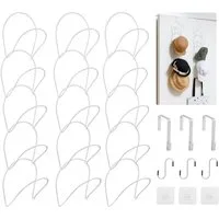 Youyijia Hutablage Kappenhalter Tür 10er Set Mützenhalter ohne Bohren für Caps Hüte