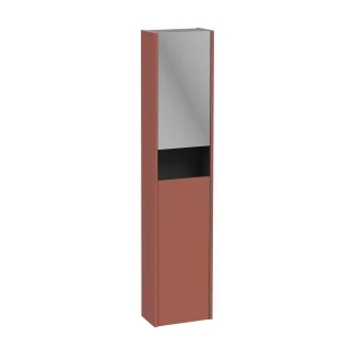 VitrA New Integra Square Hochschrank Compact mit 2 Türen inklusive Spiegel und Ablage 30 Matt,80340 80340