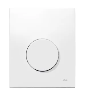 Tece loop Urinal-Betätigungsplatte Kst. mit Kartusche Weiß glzd., 9242600 9242600
