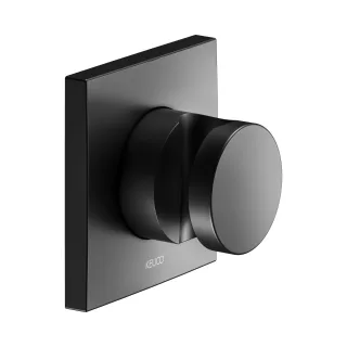 Keuco IXMO Black Selection Brausehalter, eckig, schwarz matt 59591370002