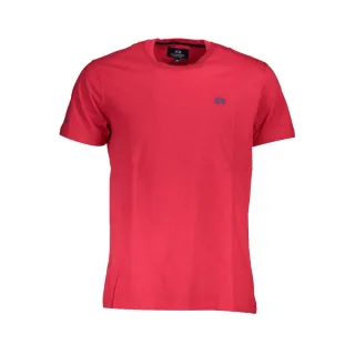 La Martina Rosso Baumwoll-Herren-T-Shirt