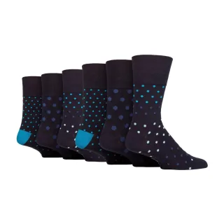 6er Pack Männer nicht-elastische lose Bambus-Socken