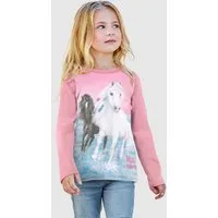 Miss Melody Langarmshirt mit schönem Pferdemotiv