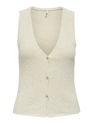 ONLY - ONLGURLI SL VEST KNT birch - Gr. - M