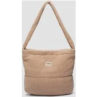 s.Oliver Schultertasche Tasche, Kuschelige Teddy-Hobo-Bag mit Magnetverschluss