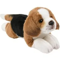 Teddys Rothenburg Kuscheltier Beagle liegend 28 cm Plüschhund Stofftier (Plüschtier, Stofftier, Plüschbeagle)