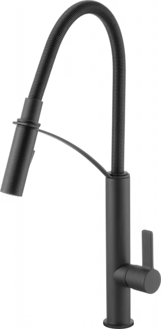 Neuesbad Pure Spültischarmatur schwarz matt NB1DEBGBN72M1
