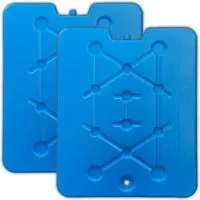 HAC24 Kühlakku 2er Set XXL Flache Kühlelemente Kühlakkus Kühlpads Kühltasche, 25,5 x 32 x 1,3 cm, 800 g je Akku