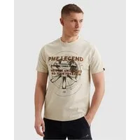 PME LEGEND T-Shirt Short Sleeve R-Neck Heavy Jersey mit Print, Regular Fit