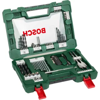 Bosch V-Line Bohrer- und Bit-Set, 68-teilig, Klappmesser, Magnetstab, Winkelschrauber - 2607017191