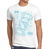 style3 T-Shirt 16-Bit Gamer classic snes nintendo nes switch super famicom mario